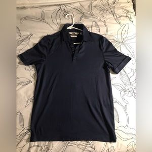 Joseph Abboud, Liquid Soft, Navy Short Sleeve Polo, Size  S,